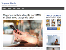 Tablet Screenshot of mobile-voyance.com
